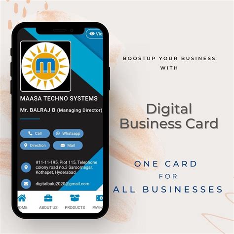 smart business card for company|digital business card website.